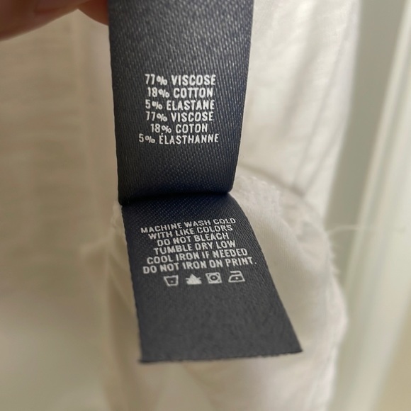 Aerie/AEO white cold shoulder top - Picture 6 of 6